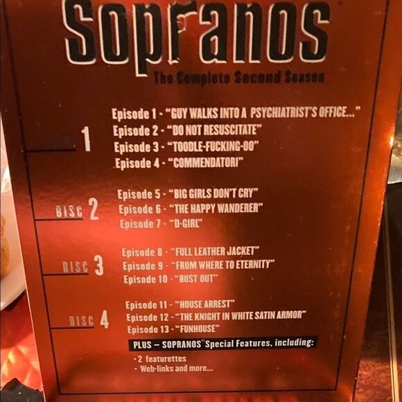 The Sopranos The Complete 2nd Season Series DVD NIB - Picture 3 of 3